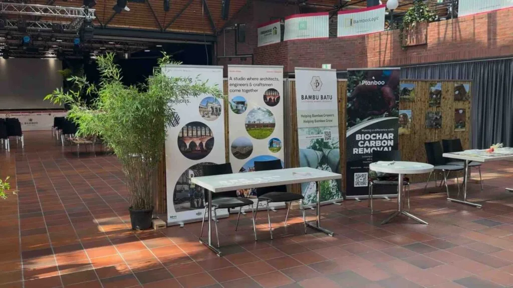 European Bamboo Expo tables