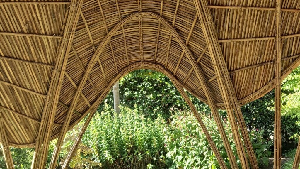 Nest Architecture Bamboo Pavilion detail
