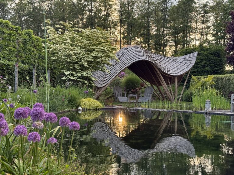 Nest Architecture Spirit Bird bamboo structure