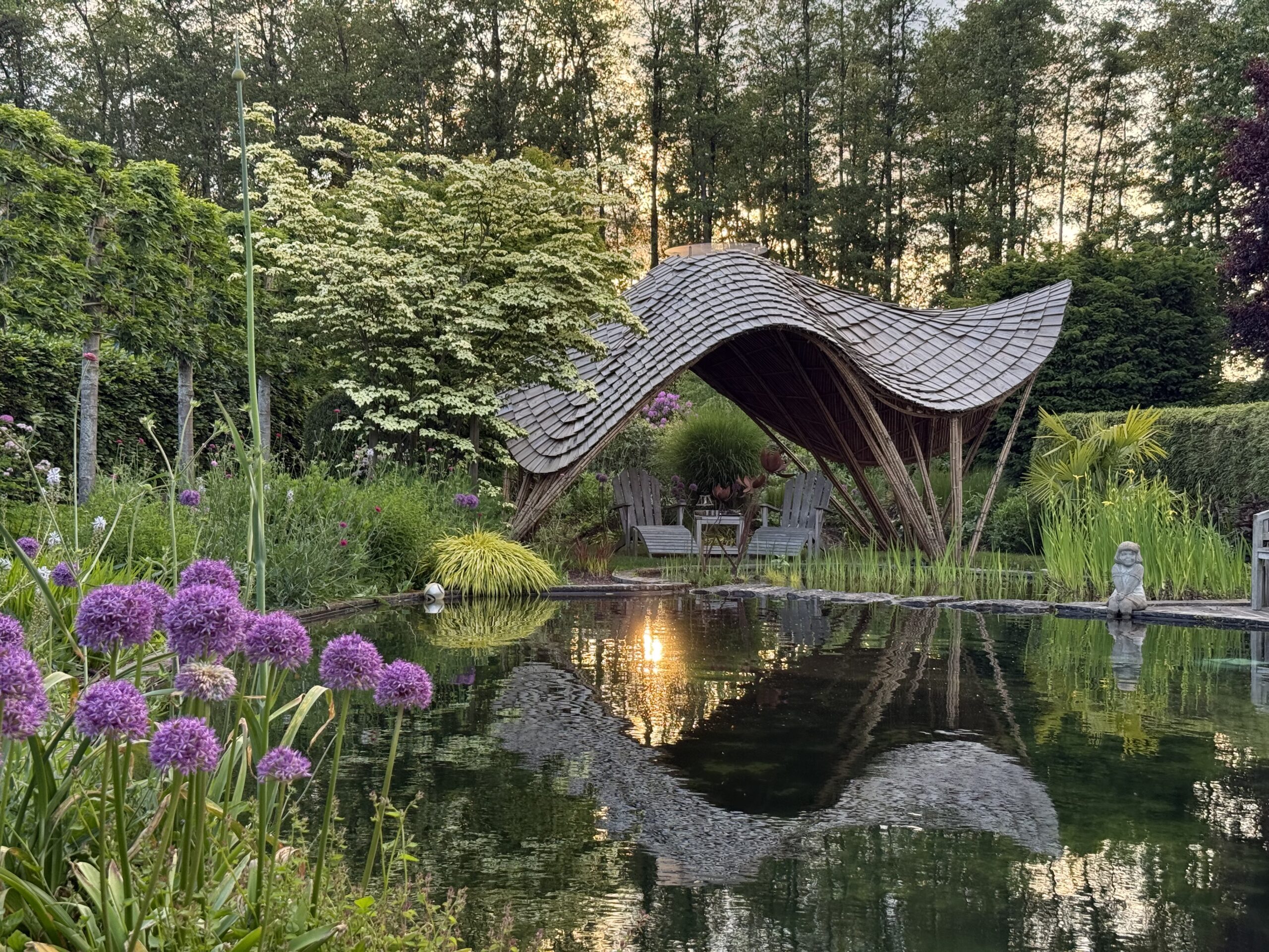 Nest Architecture Spirit Bird bamboo structure